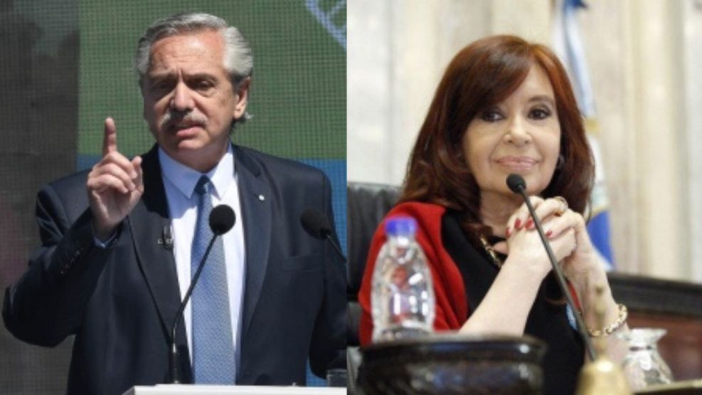 Alberto Fernández y Cristina Kirchner 