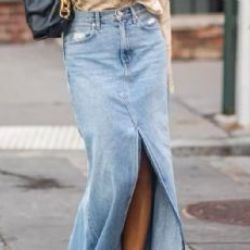 Regreso dosmilero: la maxifalda de jean, la prenda en tendencia de este septiembre 2023