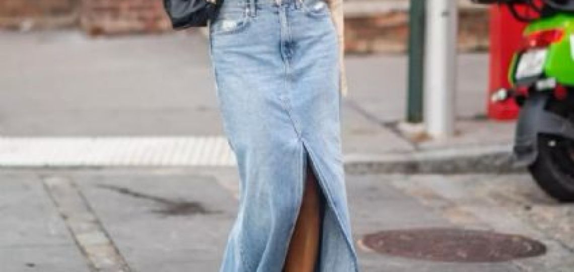 Regreso dosmilero: la maxifalda de jean, la prenda en tendencia de este septiembre 2023
