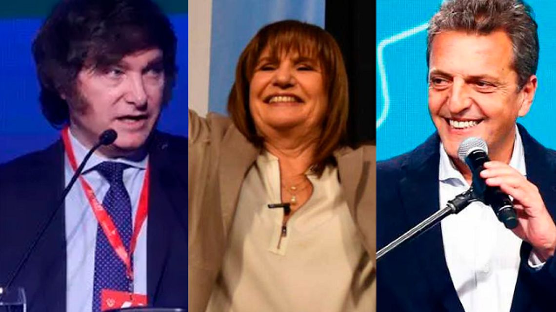 Milei, Bullrich Y Massa Medido En Cada Una De Las Provincias Del País ...