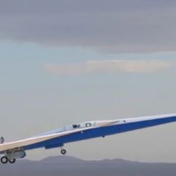 El avión supersónico silencioso de la NASA, llamado X-59.