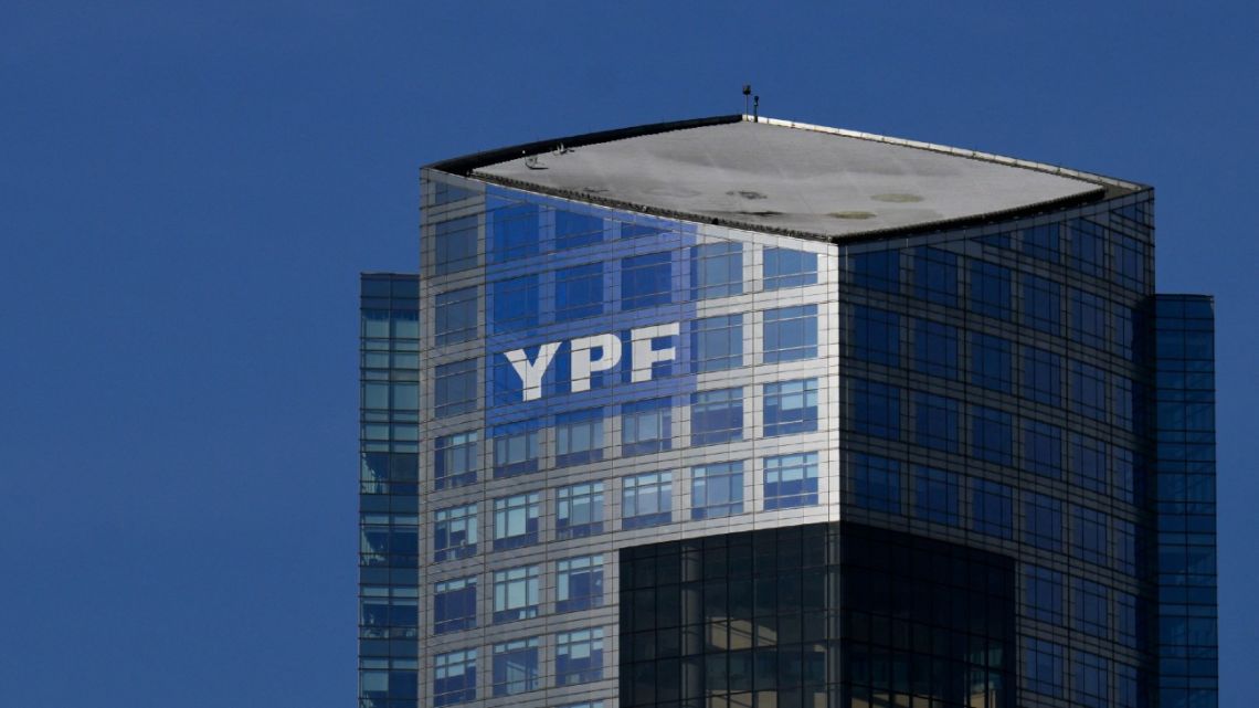 The headquarters of Argentina's state energy firm YPF in Buenos Aires.