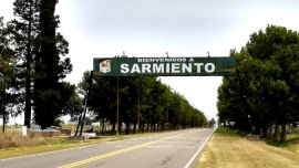 El pueblo santafesino rinde homenaje a Domingo Faustino Sarmiento.