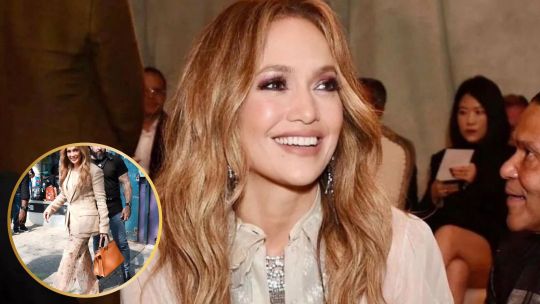 New York Fashion Week 2023: JLo deslumbró con un look de pantalón transparente