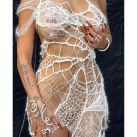 Doja Cat vestido transparente VMAs