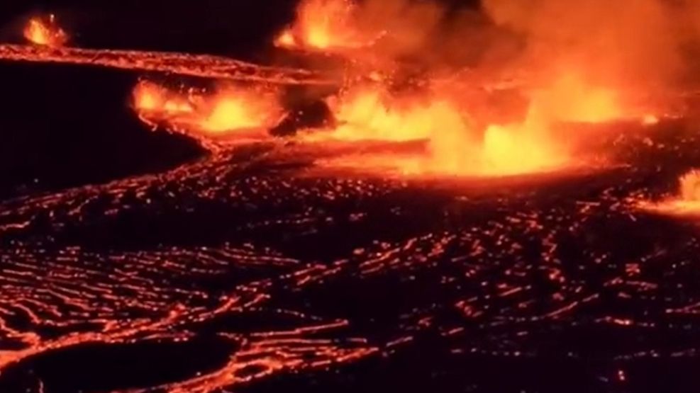 Volcán en Hawai 