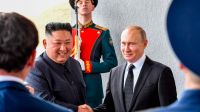Kim Jong- Un y Vladimir Putin 