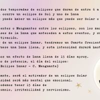 Los Eclipses como una oportunidad de avance y crecimiento personal