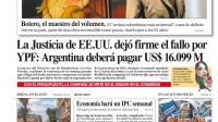 La tapa del Diario PERFIL del sábado 16 de septiembre de 2023
