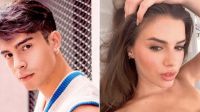 Rusherking y su novia Mar Lucas.