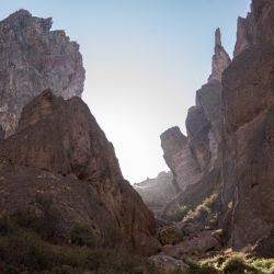 Los cañadores del norte de Santa Cruz, como el Chacarmanta o el Pinturas, son ideales para un trekking exporatorio.