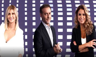 Luis Majul, Marina Calabró y Débora Plager