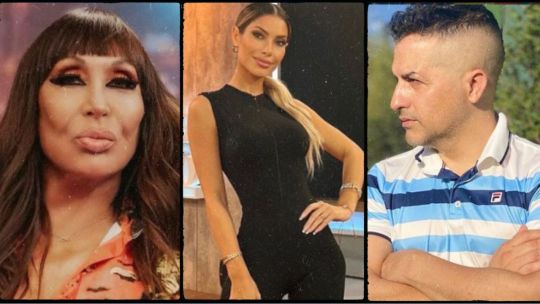 Ángel de Brito, Fernanda Sosa y Moria Casán