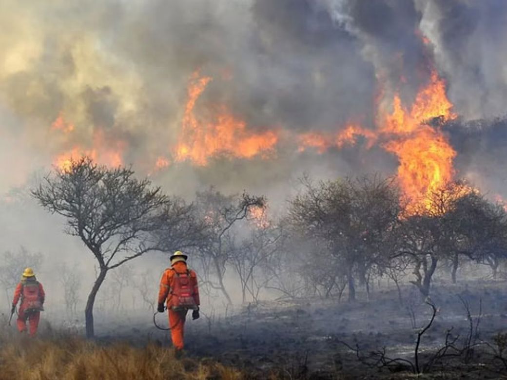 En el primer semestre, los incendios forestales devastaron el equivalente a  10.714 canchas de fútbol en Córdoba | Perfil