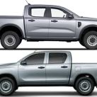 Toyota Hilux y Ford Ranger