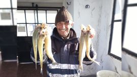 Buenas noticias en el informe semanal que llega de la zona sur, con un cierre de temporada que viene con matungos en el Río de la Plata.