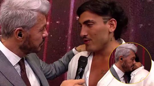 Marcelo Tinelli y Tomas Holder