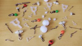 Una de las ventajas del rotor de alambre es la rapidez en que se cambia de brazolada si tenemos que variar en el tamaño del anzuelo.