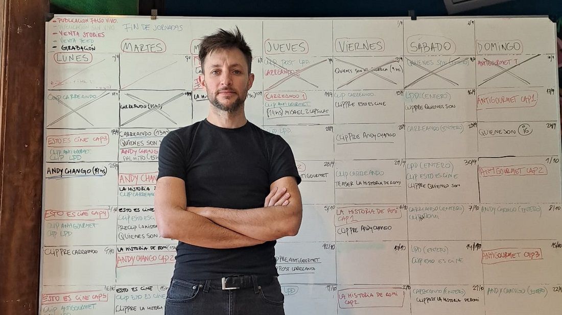 Diego Abatecola, uno de los creadores de 'Blender'.
