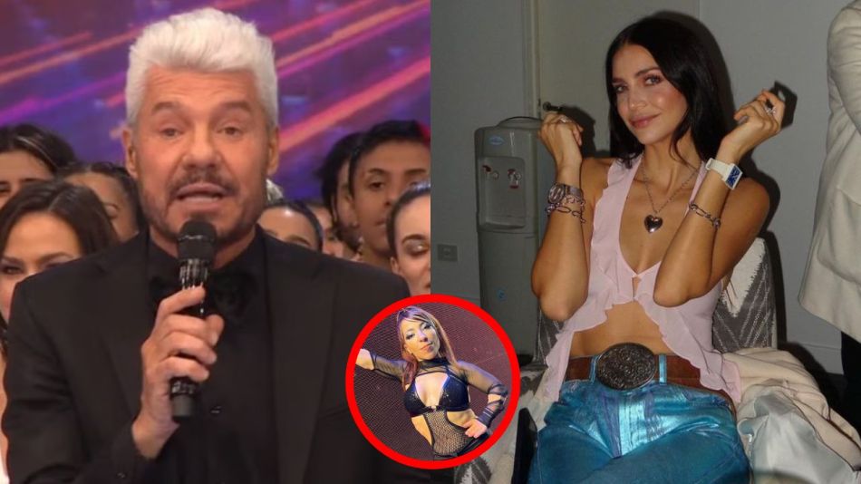 Marcelo Tinelli y Zaira Nara