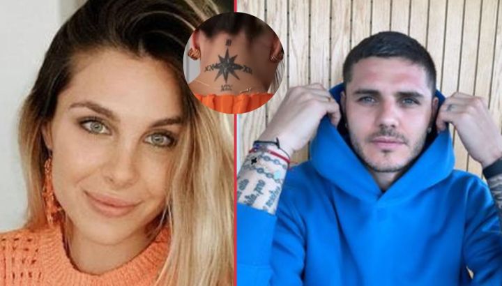 El emotivo tatuaje de Ivana Icardi en honor a su hermano Mauro Icardi