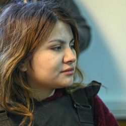 Brenda Uliarte, pictured in court.