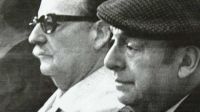 Pablo Neruda junto a Salvador Allende