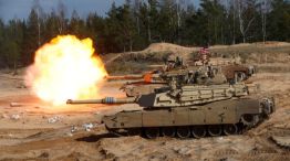 Llegaron a Ucrania los primeros tanques estadounidenses Abrams. 