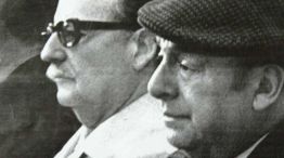 Pablo Neruda junto a Salvador Allende