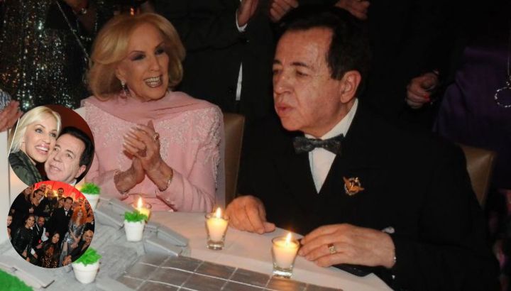 Las mejores fotos del homenaje sorpresa a Héctor Vidal Rivas con Mirtha Legrand como invitada