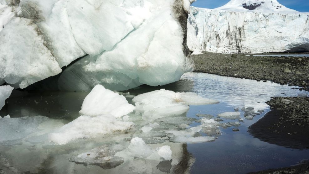 Melting Ice In Antarctica