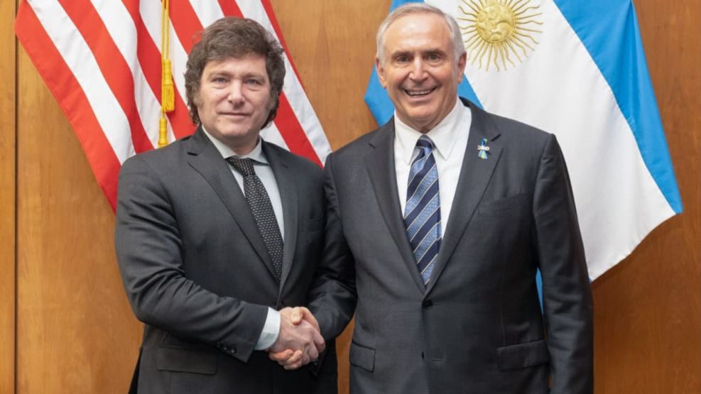 Milei se reunió con Marc Stanley, el embajador de Estados Unidos en el país | Perfil
