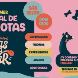 Si bien la entrada es libre y gratuita, todas las personas que quieran participar de este festival mascotero deben anotarse previamente