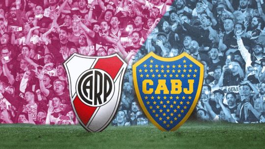 Boca Juniors v River Plate: Superclásico stock