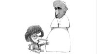 Javier Milei y el Papa Francisco pablo temes g_20230928
