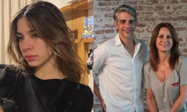 Nancy Dupláa, Pablo Echarri y su hija Morena