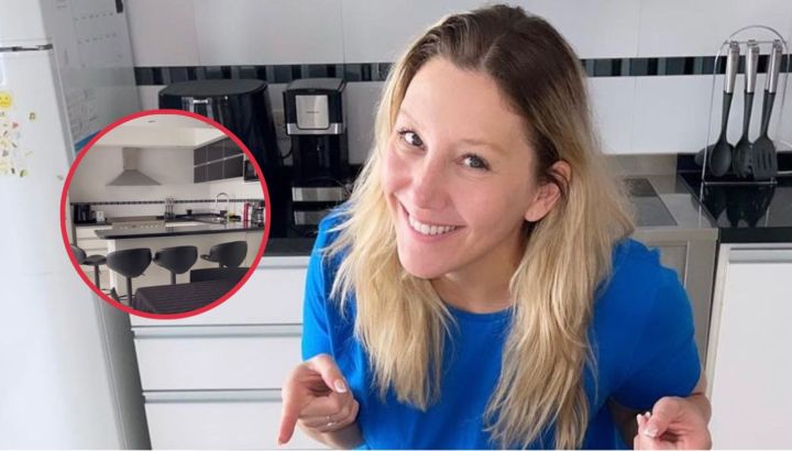 Daniela, la hermana de Luisana Lopilato, mostró cómo remodeló su cocina tras el incendio