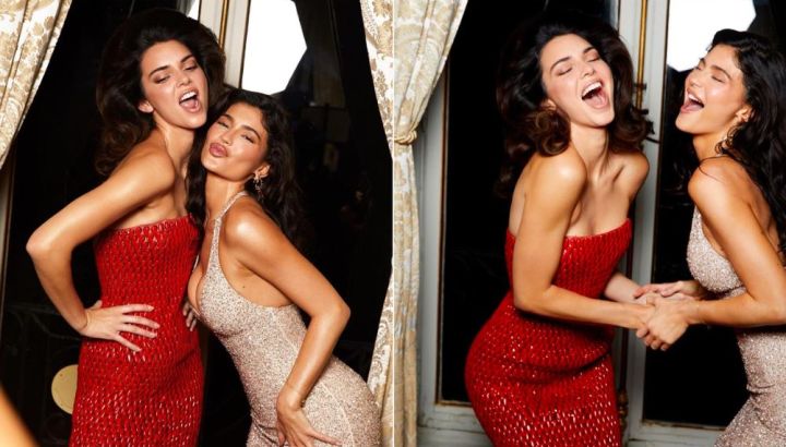 Kendall Jenner debuta en la pasarela de Schiaparelli en un vestido rojo deslumbrante y el apoyo de Kylie