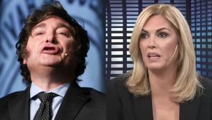 Viviana Canosa y Javier Milei