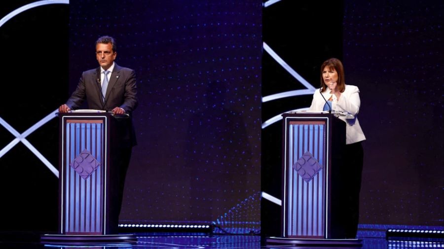 Las mejores fotos del debate presidencial Perfil