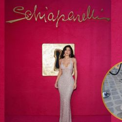 El particular calzado que eligió Kylie Jenner para el desfile de Schiaparelli en Paris Fashion Week