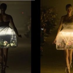 Paris Fashion Week: el espectacular desfile con mariposas y terrarios de Undercover