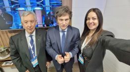 Javier Milei y Gustavo Morón