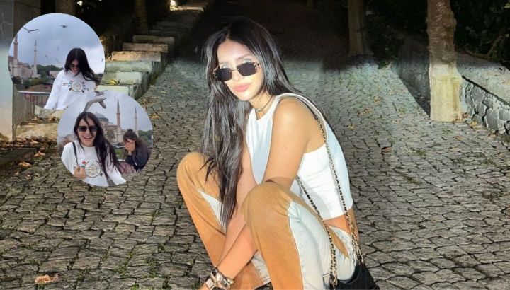 Zaira Nara estallada de la risa mientras alimentaba aves en Turquía junto a Wanda Nara