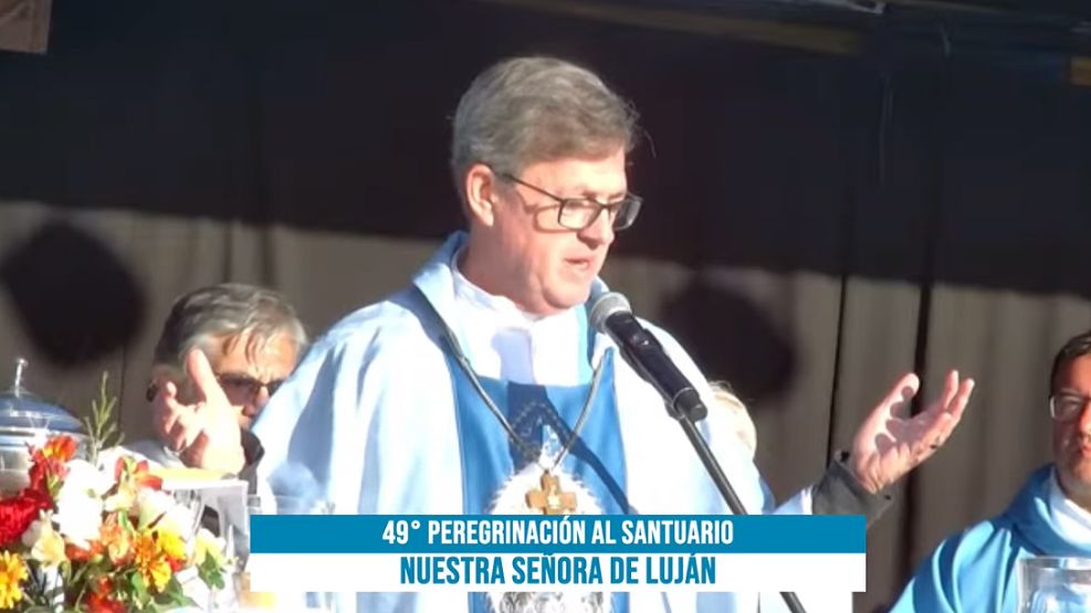 García Cuerva, en la misa de cierre de la Peregrinación a Luján.