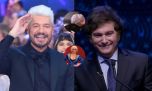 Javier Milei fue a buscar a Fátima Flórez al Bailando 2023 y vivió un incómodo momento con Marcelo Tinelli