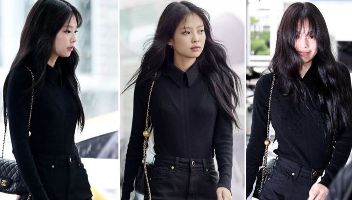 Jennie, de BLACKPINK, hizo arder la red con su look bajo la lluvia en el aeropuerto de Corea del Sur