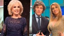 Mirtha Legrand, Javier Milei y Fátima Florez