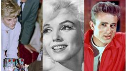Lady Di, Marilyn Monroe y James Dean 