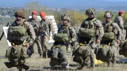 Así es "Punta de flecha", el entrenamiento de las Fuerzas Armadas. 